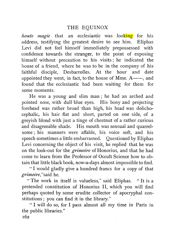 Original scan of The Equinox (Volume I, Number IX), PDF page 460