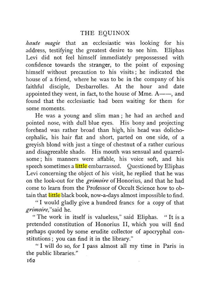 Original scan of The Equinox (Volume I, Number IX), PDF page 460