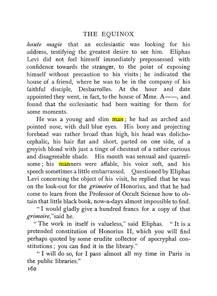 Original scan of The Equinox (Volume I, Number IX), PDF page 460