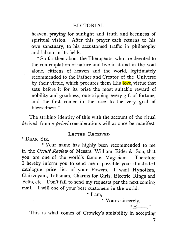 Original scan of The Equinox (Volume I, Number IX), PDF page 47