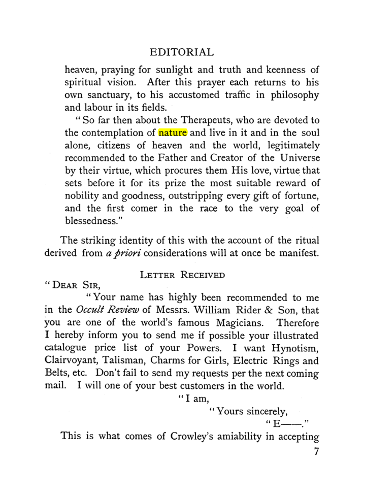 Original scan of The Equinox (Volume I, Number IX), PDF page 47