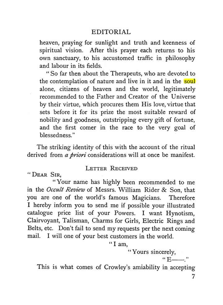 Original scan of The Equinox (Volume I, Number IX), PDF page 47