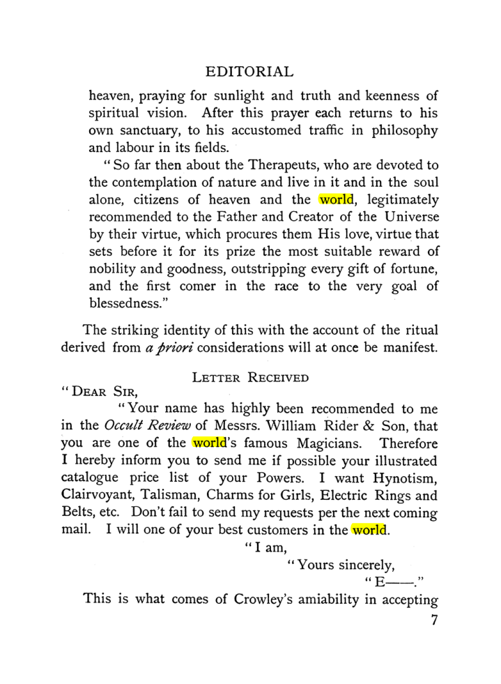 Original scan of The Equinox (Volume I, Number IX), PDF page 47