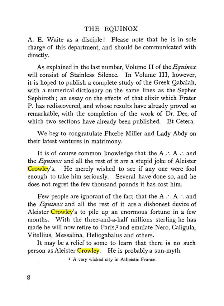 Original scan of The Equinox (Volume I, Number IX), PDF page 48