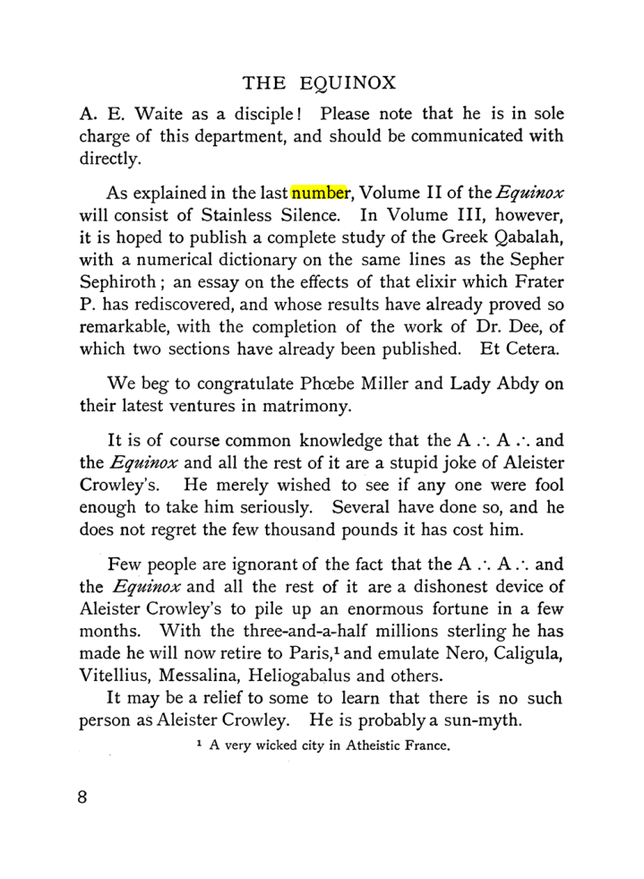 Original scan of The Equinox (Volume I, Number IX), PDF page 48