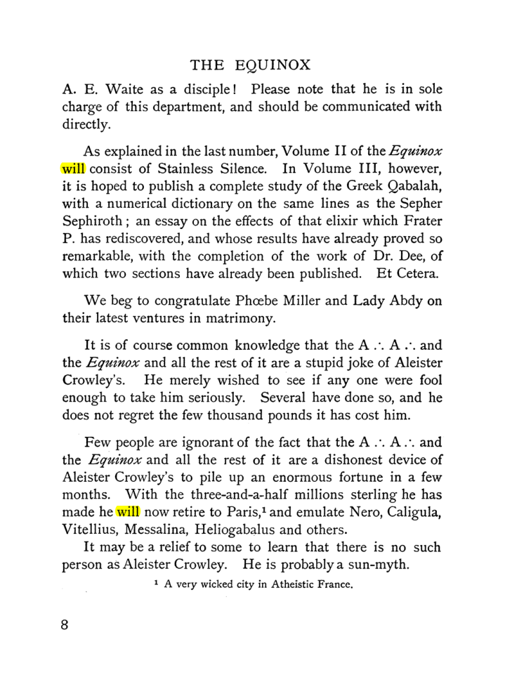 Original scan of The Equinox (Volume I, Number IX), PDF page 48