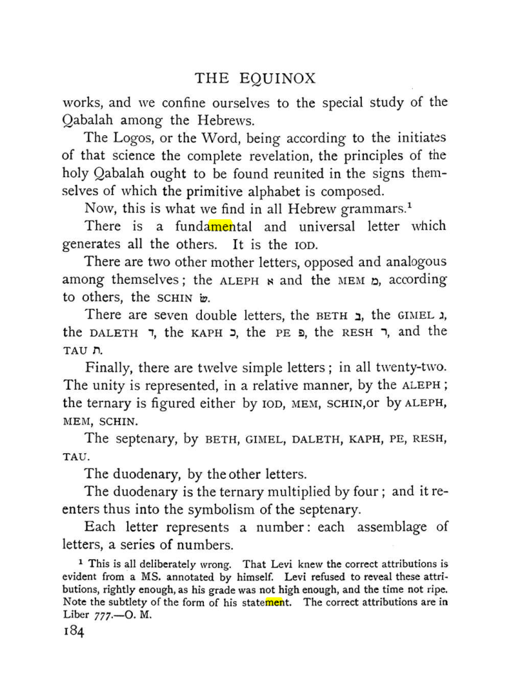 Original scan of The Equinox (Volume I, Number IX), PDF page 482