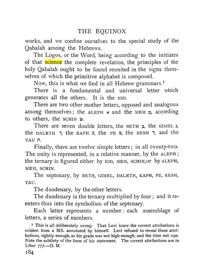 Original scan of The Equinox (Volume I, Number IX), PDF page 482