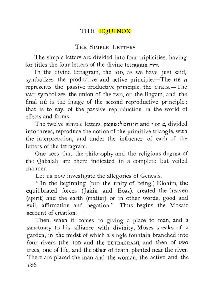 Original scan of The Equinox (Volume I, Number IX), PDF page 484