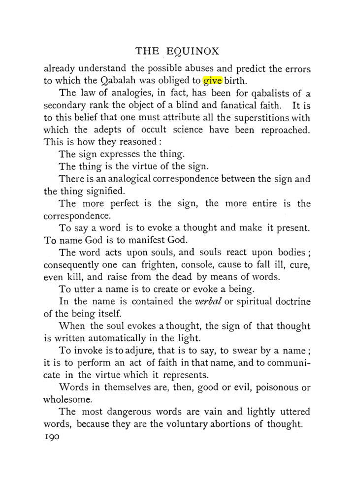 Original scan of The Equinox (Volume I, Number IX), PDF page 488