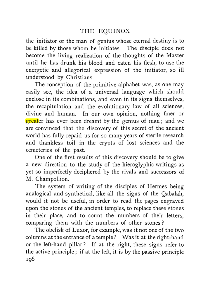 Original scan of The Equinox (Volume I, Number IX), PDF page 494
