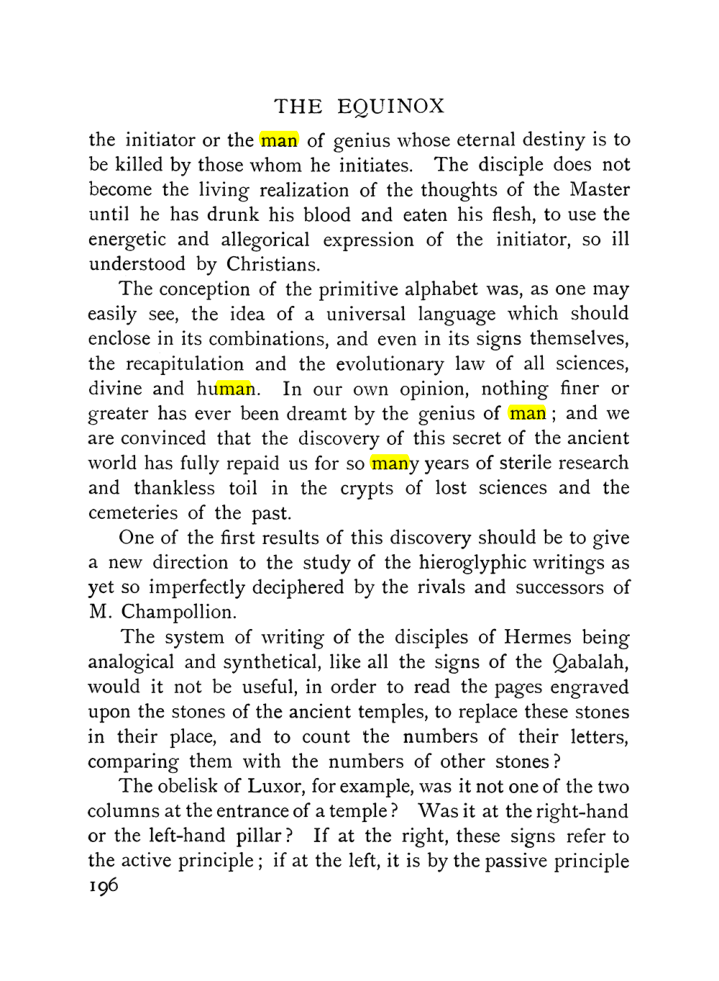Original scan of The Equinox (Volume I, Number IX), PDF page 494