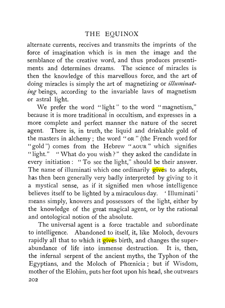 Original scan of The Equinox (Volume I, Number IX), PDF page 500