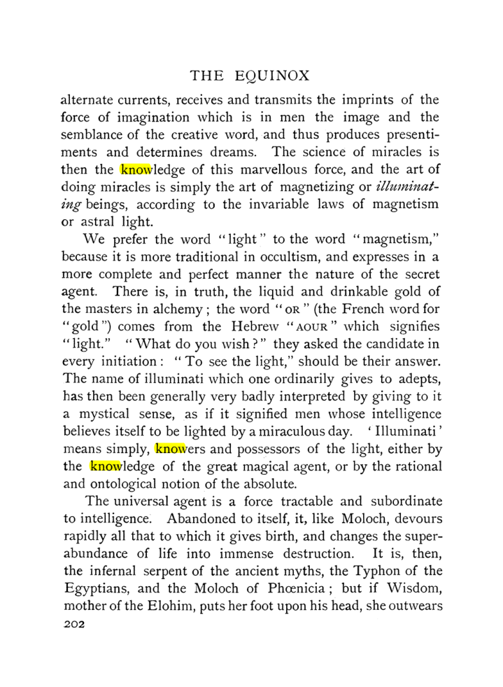 Original scan of The Equinox (Volume I, Number IX), PDF page 500