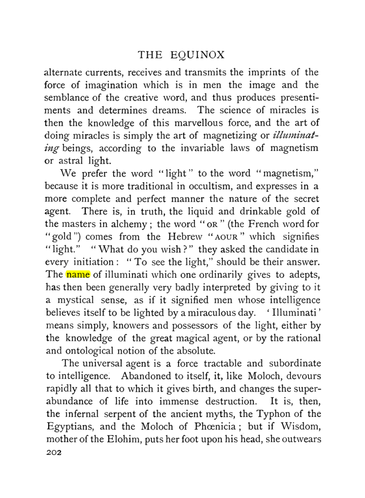 Original scan of The Equinox (Volume I, Number IX), PDF page 500