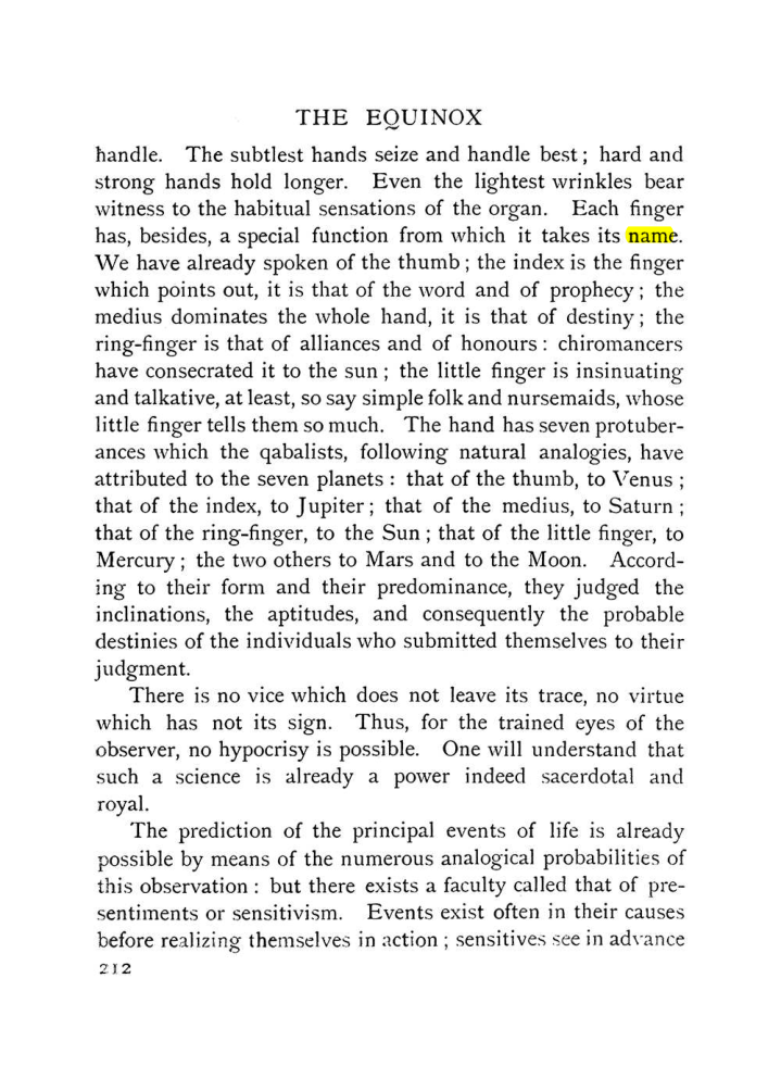 Original scan of The Equinox (Volume I, Number IX), PDF page 510