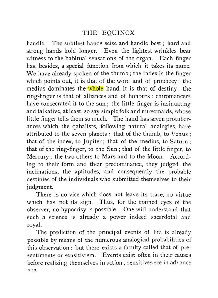 Original scan of The Equinox (Volume I, Number IX), PDF page 510