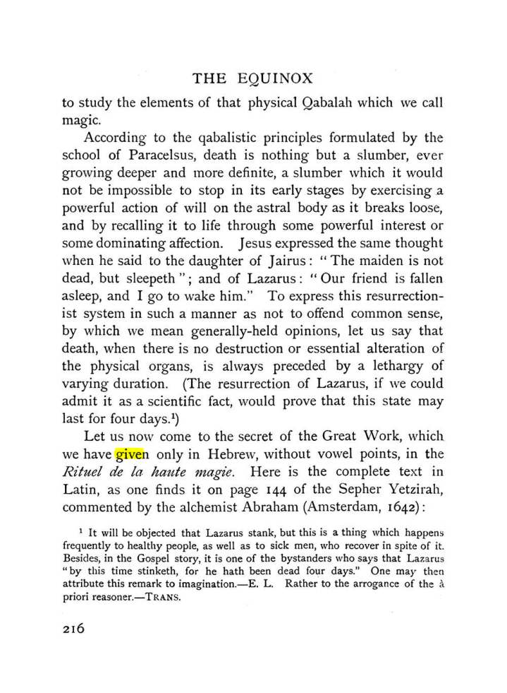 Original scan of The Equinox (Volume I, Number IX), PDF page 514