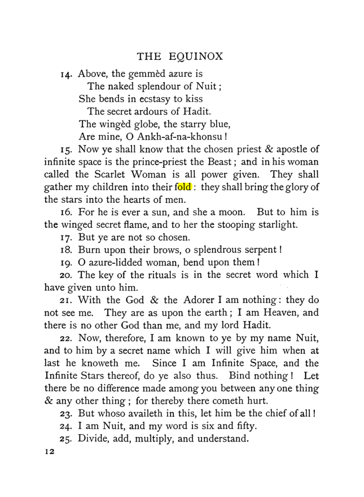 Original scan of The Equinox (Volume I, Number IX), PDF page 52