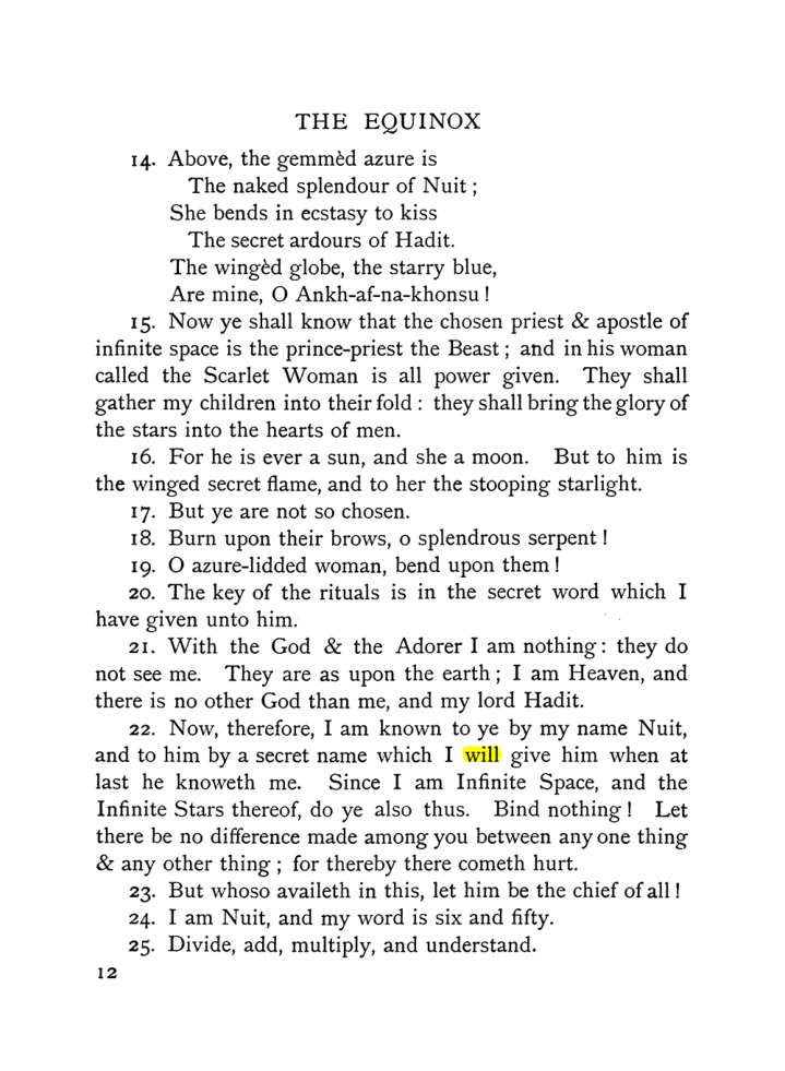 Original scan of The Equinox (Volume I, Number IX), PDF page 52