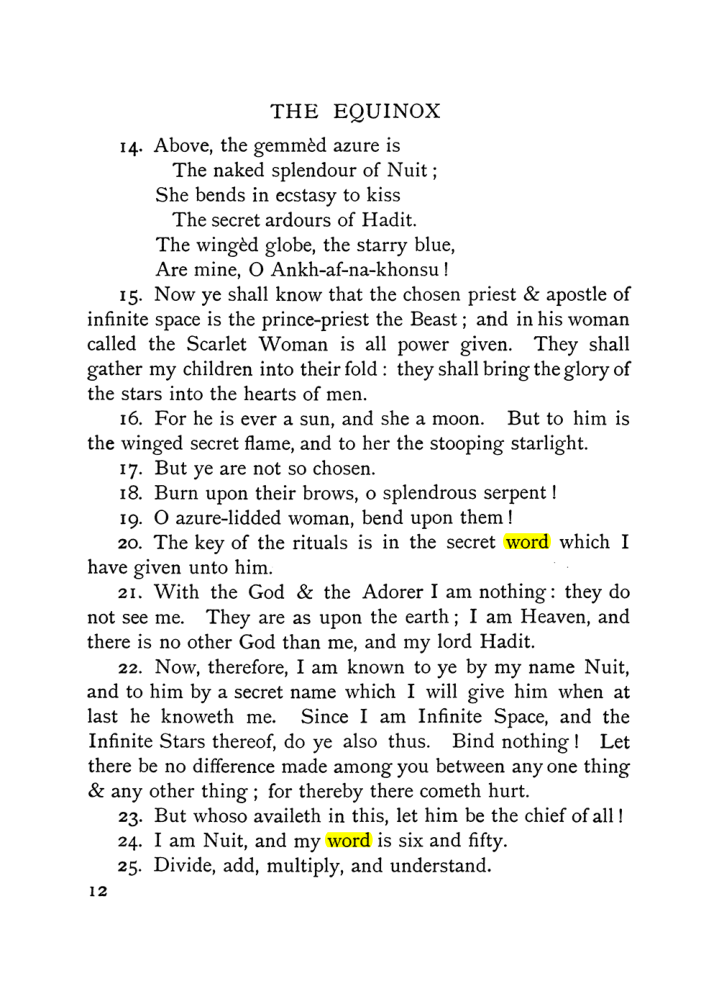 Original scan of The Equinox (Volume I, Number IX), PDF page 52