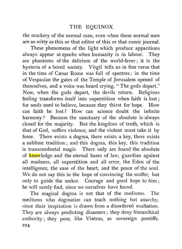 Original scan of The Equinox (Volume I, Number IX), PDF page 522