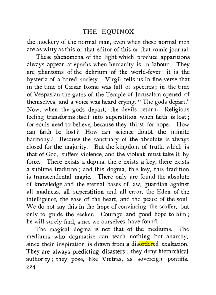 Original scan of The Equinox (Volume I, Number IX), PDF page 522
