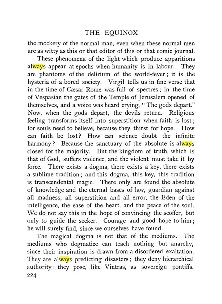 Original scan of The Equinox (Volume I, Number IX), PDF page 522