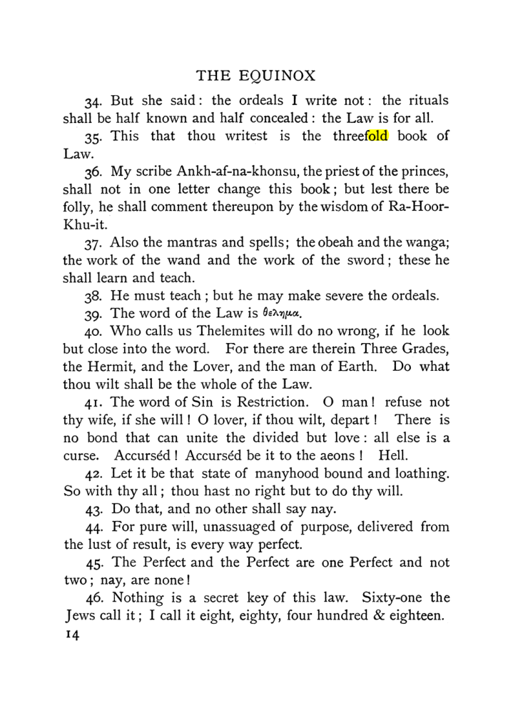 Original scan of The Equinox (Volume I, Number IX), PDF page 54