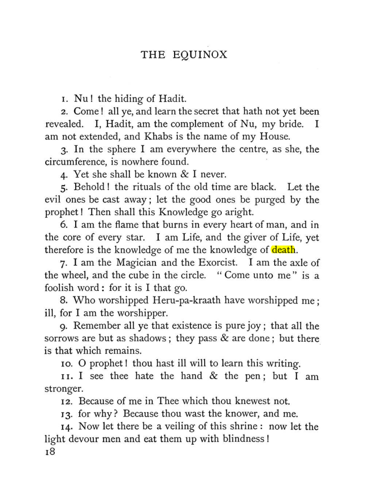 Original scan of The Equinox (Volume I, Number IX), PDF page 58
