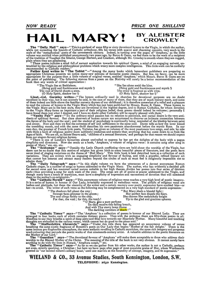 Original scan of The Equinox (Volume I, Number IX), PDF page 593