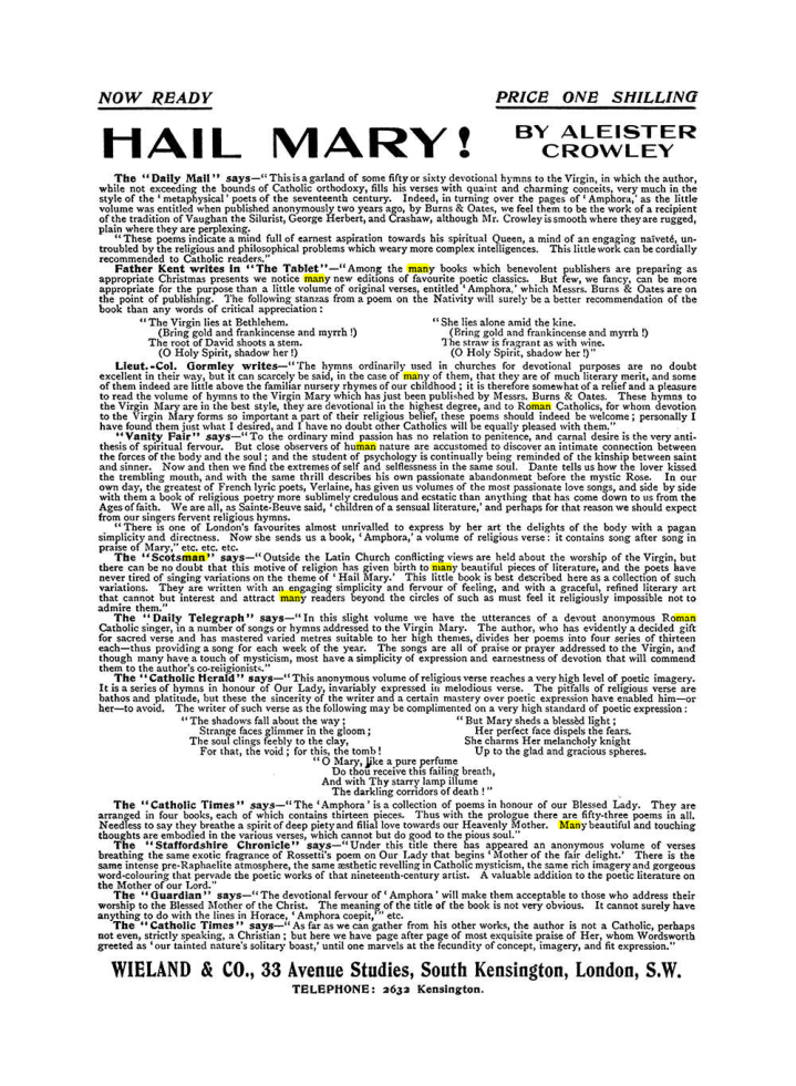 Original scan of The Equinox (Volume I, Number IX), PDF page 593
