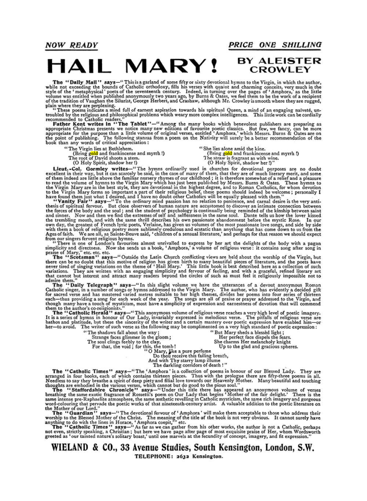 Original scan of The Equinox (Volume I, Number IX), PDF page 593