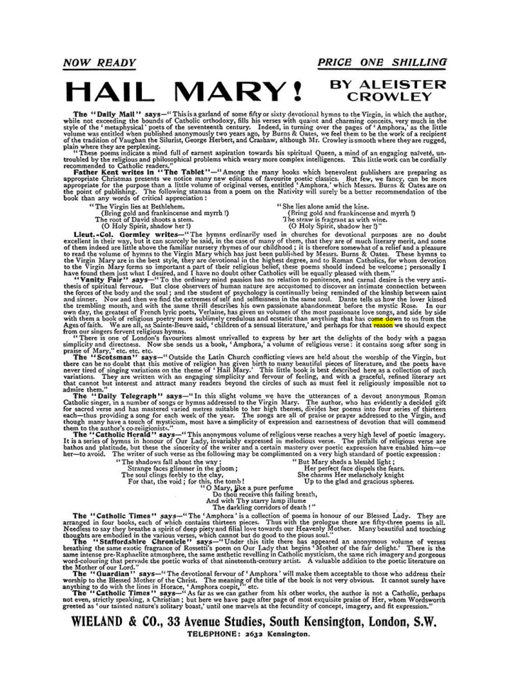 Original scan of The Equinox (Volume I, Number IX), PDF page 593