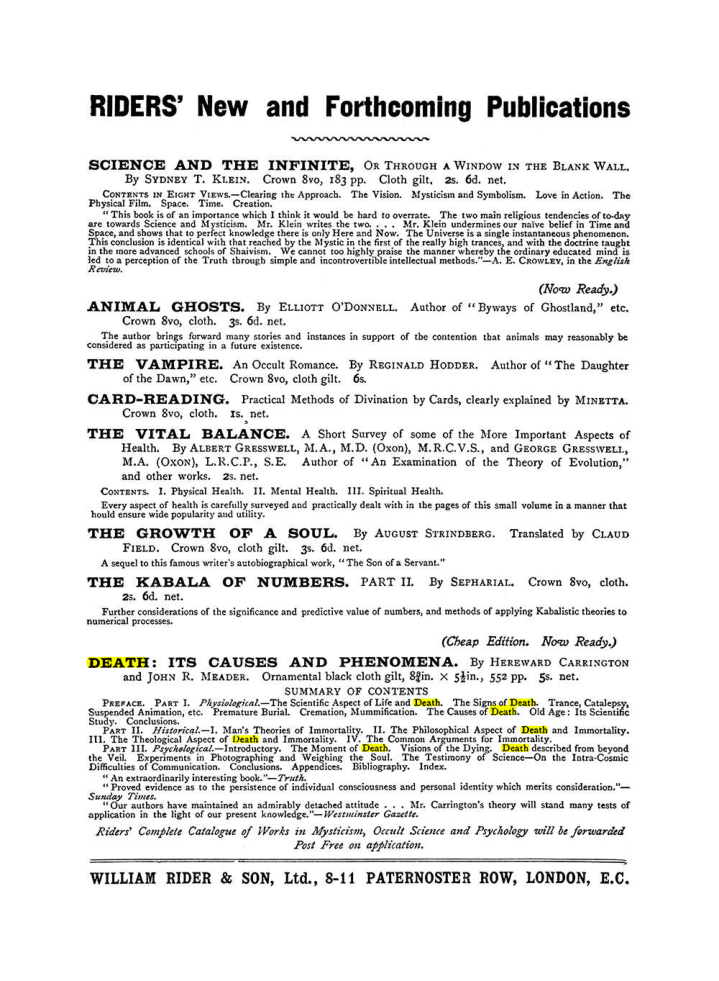 Original scan of The Equinox (Volume I, Number IX), PDF page 594