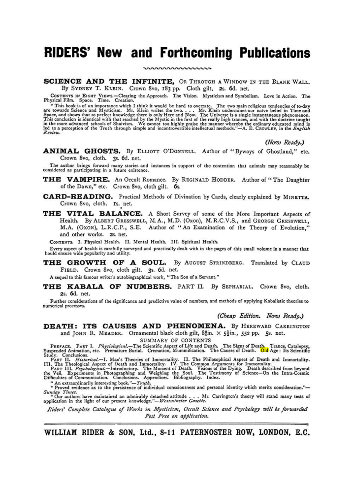 Original scan of The Equinox (Volume I, Number IX), PDF page 594