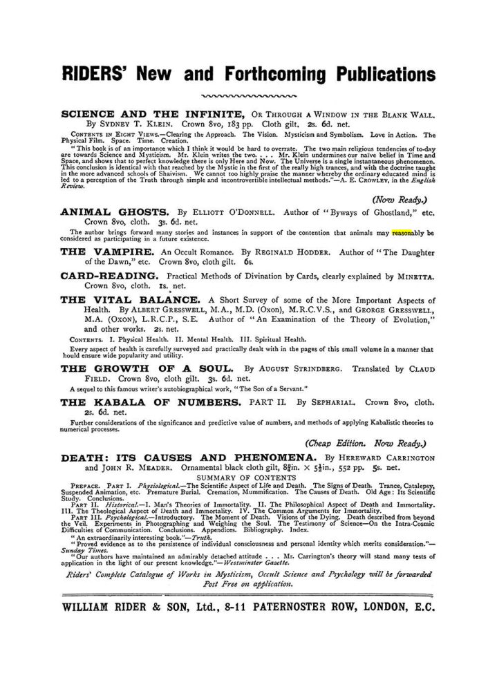 Original scan of The Equinox (Volume I, Number IX), PDF page 594