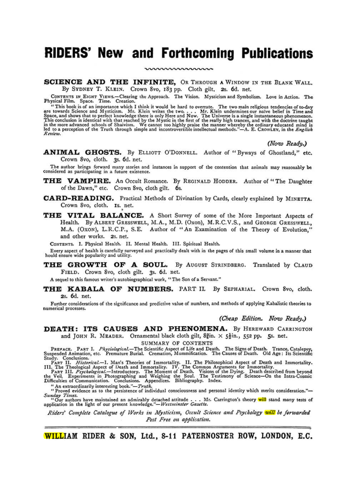 Original scan of The Equinox (Volume I, Number IX), PDF page 594