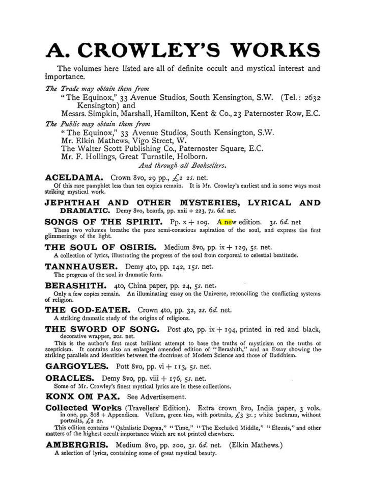 Original scan of The Equinox (Volume I, Number IX), PDF page 596