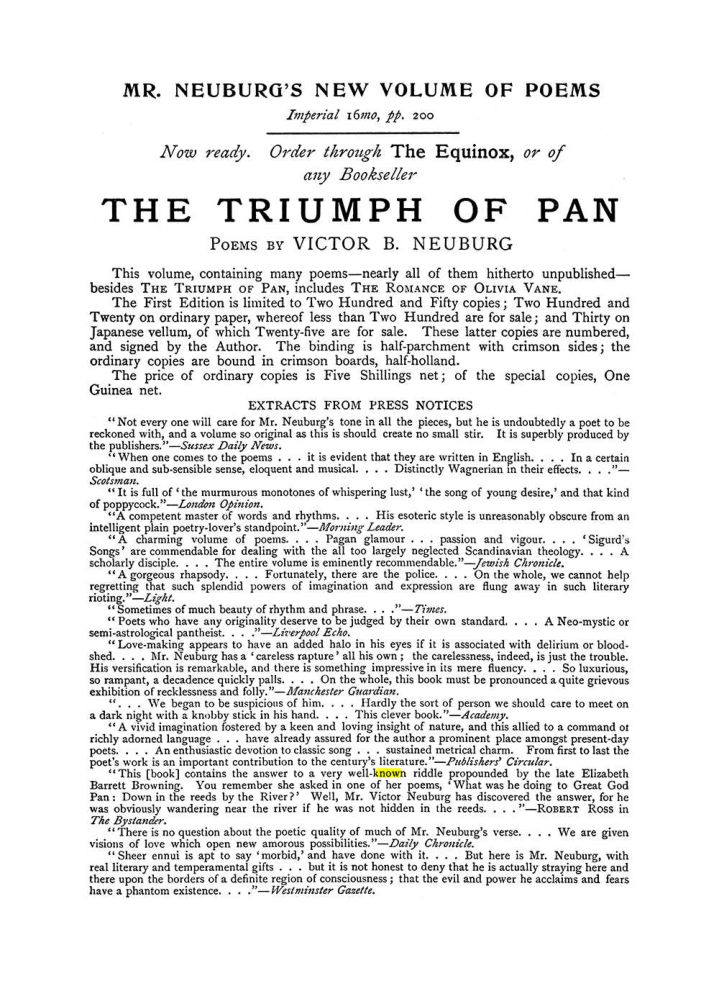 Original scan of The Equinox (Volume I, Number IX), PDF page 599