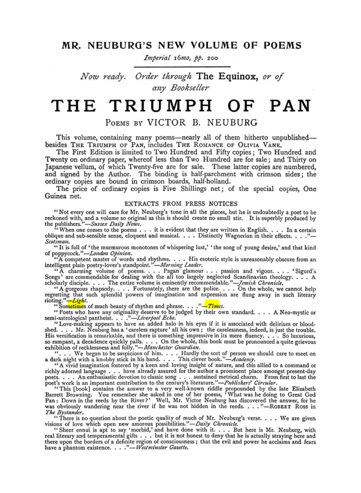 Original scan of The Equinox (Volume I, Number IX), PDF page 599