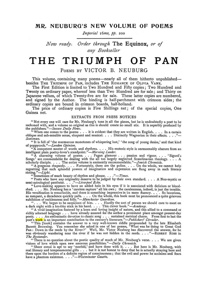 Original scan of The Equinox (Volume I, Number IX), PDF page 599