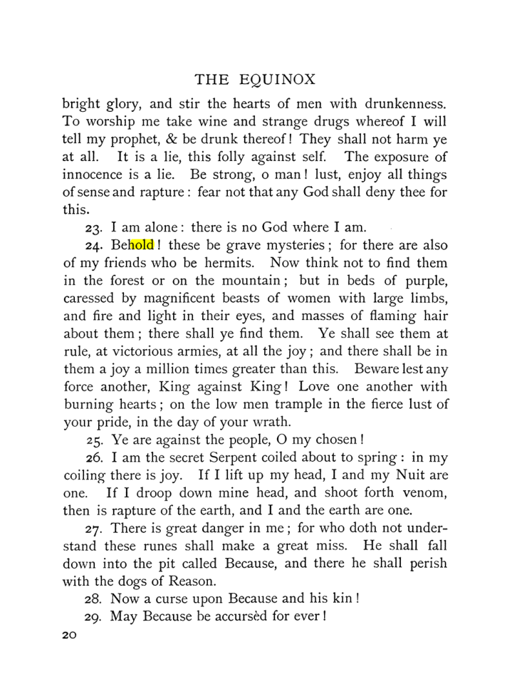 Original scan of The Equinox (Volume I, Number IX), PDF page 60