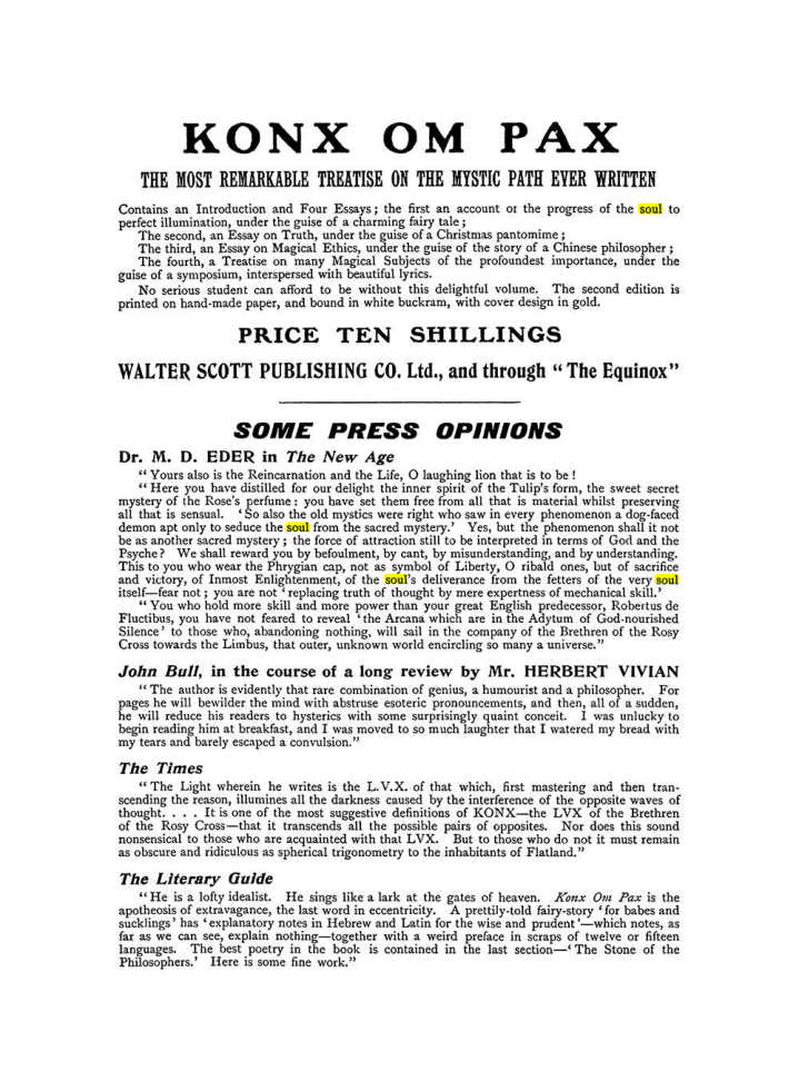 Original scan of The Equinox (Volume I, Number IX), PDF page 602