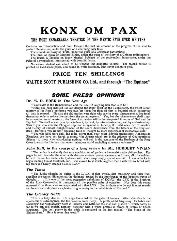 Original scan of The Equinox (Volume I, Number IX), PDF page 602