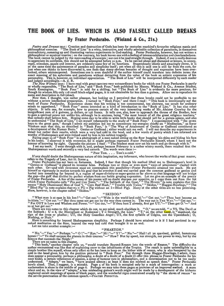 Original scan of The Equinox (Volume I, Number IX), PDF page 610