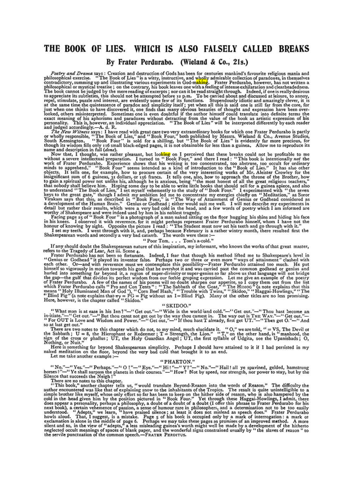 Original scan of The Equinox (Volume I, Number IX), PDF page 610