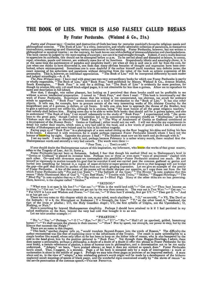 Original scan of The Equinox (Volume I, Number IX), PDF page 610