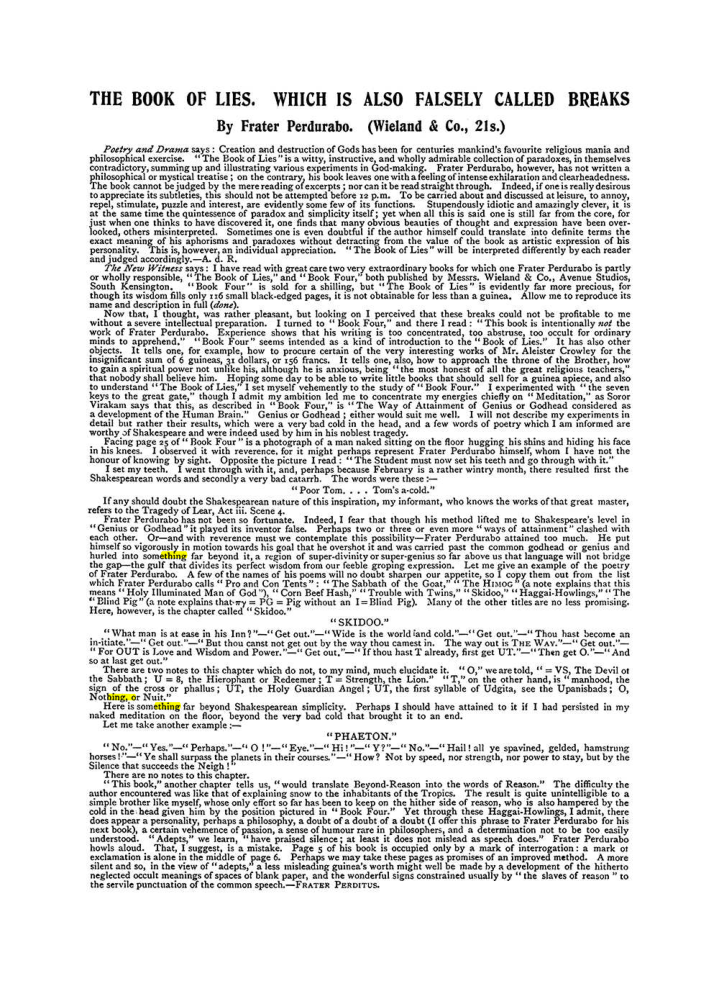 Original scan of The Equinox (Volume I, Number IX), PDF page 610