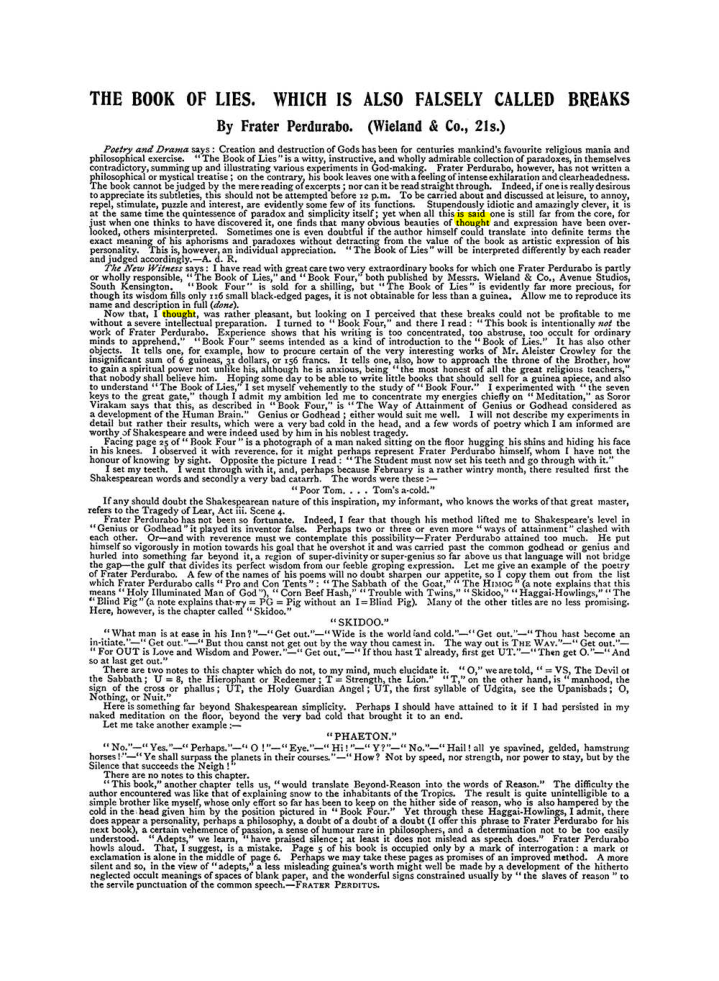 Original scan of The Equinox (Volume I, Number IX), PDF page 610